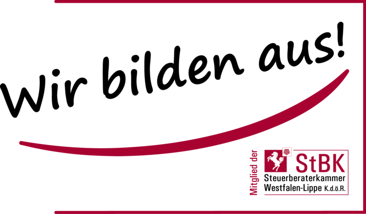 Wir bilden aus – Mitglied der Steuerberaterkammer Westfalen-Lippe